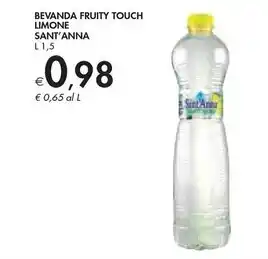Bennet Sant'anna bevanda fruity touch limone offerta