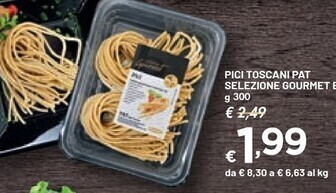 Selezione gourmet bennet - pici toscani pat