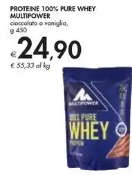 Bennet Multipower proteine 100% pure whey offerta
