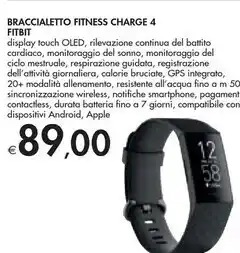 Bennet Fitbit braccialetto fitness charge 4 offerta