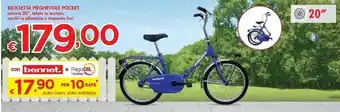Bennet Bicicletta pieghevole pocket offerta