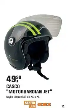 OBI Casco “motoguardian jet” offerta