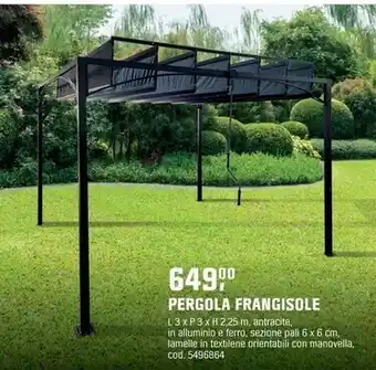 OBI Pergola frangisole offerta