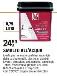 OBI V33 - smalto all’ acqua offerta