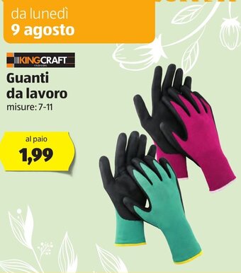King Craft Guanti da lavoro