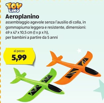 ALDI Toy Lino Aeroplanino offerta