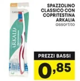Panorama Arkalia Spazzolino classico con copritestina offerta