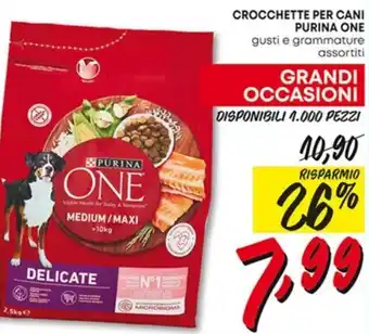 Panorama Purina One Crocchette per cani offerta