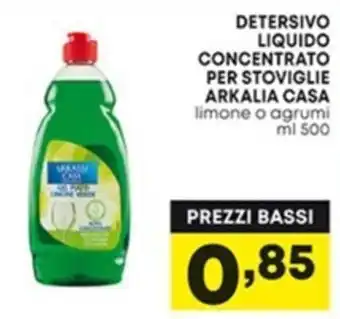 Arkalia Casa detersivo liquido concentrato per stoviglie 500 ml