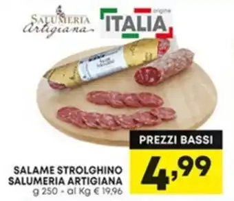 Salumeria Artigiana salame strolghino 250 g