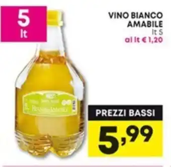 Panorama Vino Bianco Amabile 5 lt offerta