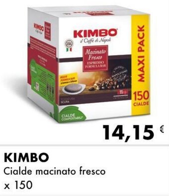 Iper Tosano Kimbo Cialde macinato fresco x 150 offerta