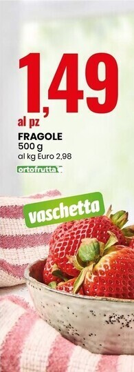 Eurospin Fragole offerta