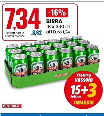 Eurospin Best brau birra offerta