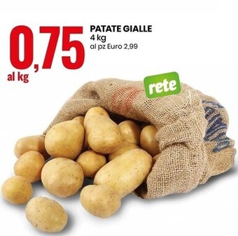 Eurospin Patate gialle offerta