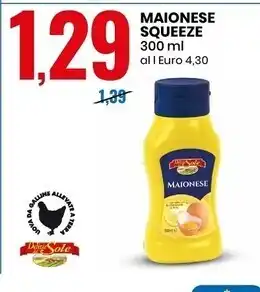 Eurospin Delizie dal sole maionese squeeze offerta