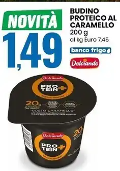 Dolciando budino proteico al caramello