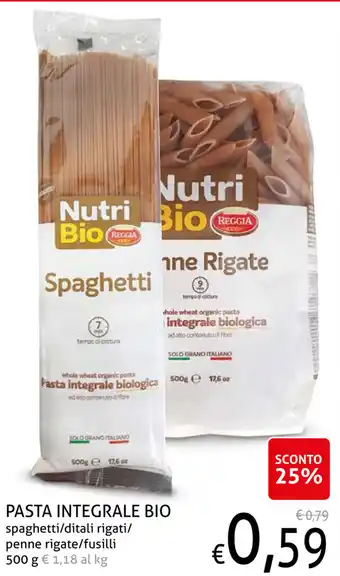 Ecu Discount Nutri Bio Pasta Integrale 500g offerta