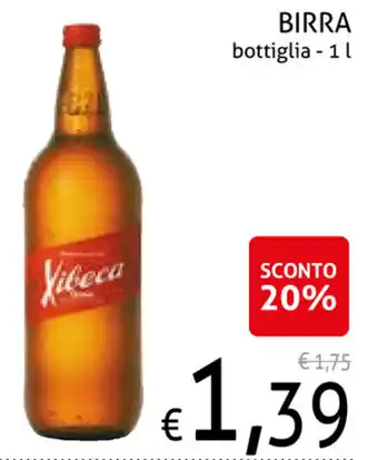 Ecu Discount Xibeca Birra bottiglia 1l offerta
