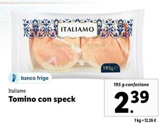 Lidl Italiamo tomino con speck offerta