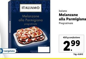 Lidl Italiamo melanzane alla parmigiana offerta