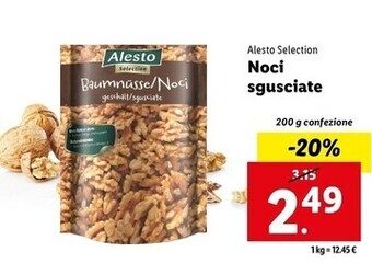 Lidl Alesto selection noci sgusciate offerta