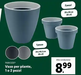 Lidl Parkside vaso per piante,1 o 2 pezzi offerta