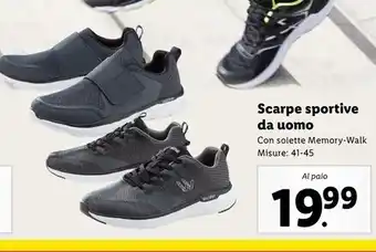 Lidl Scarpe sportive da uomo offerta