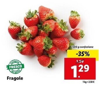 Lidl Fragole offerta