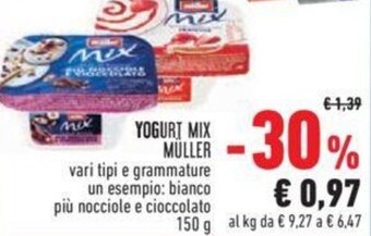 Conad Müller Yogurt Mix 150 g offerta