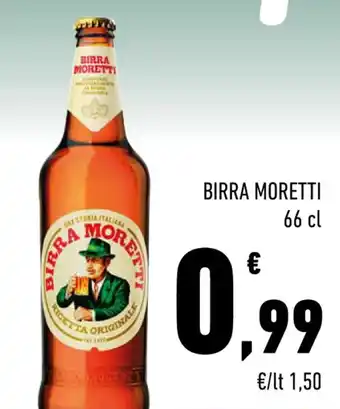 Conad Moretti Birra 66 cl offerta