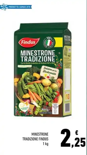 Conad Findus Minestrone Tradizione 1 kg offerta