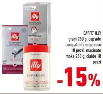 Conad Illy Caffè 250 g 10 pezzi, 250 g 18 pezzi offerta