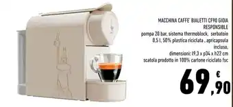 Conad Bailetti CF90 Gioia Responsible Macchina Caffè 0,5 l offerta