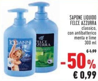 Conad Felce Azzurra Sapone liquido classico 300 ml offerta