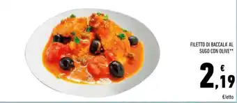 Conad Filetto di Baccalà al sugo con olive offerta
