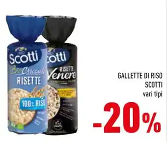 Conad Scotti Gallette di riso offerta