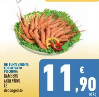 Conad Gamberi Argentino L2 Decongelato offerta