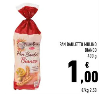 Conad Barilla Mulino Bianco pan bauletto 400 g offerta