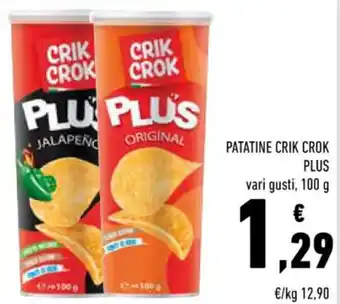 Conad Crik Crok Plus Patatine 100 g offerta
