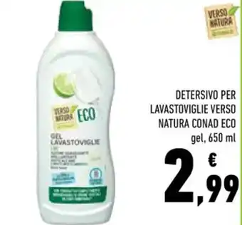 Conad Conad Eco Verso Natura detersivo per lavastoviglie 650 ml offerta