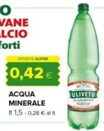 Tigre Uliveto Acqua Minerale lt 1,5 offerta