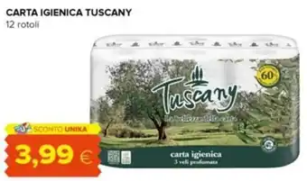 Tigre Tuscany Carta Igienica 12 Rotoli offerta