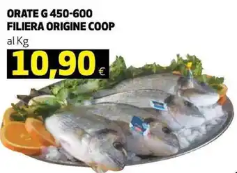 Coop Coop Origine Orate 450-600 g filiera offerta