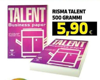 Coop Risma Talent 500 grammi offerta