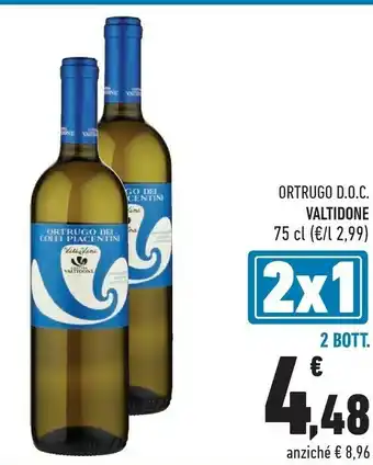Conad Cantina valtidone Ortrugo DOC offerta