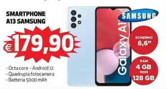 Coop Samsung A13 Smartphone offerta