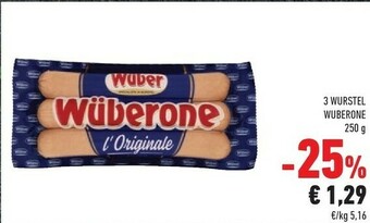 Conad Wuber - Wuberone 250 G(ml) offerta