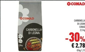 Conad Conad Carbonella Di Legna offerta