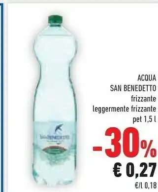 Conad Superstore San Benedetto Acqua Naturale 1500 G(ml) offerta